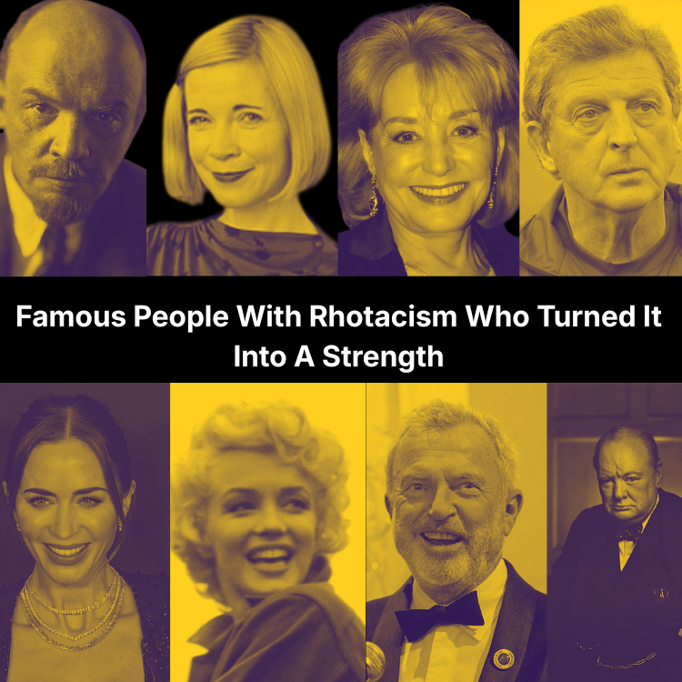 Famous people who overcame speech challenges